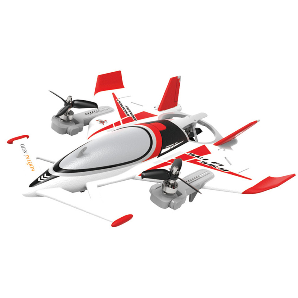 A570 RC Airplane 8CH Glider 3axis Vector Aircraft 6Axis Gyro Brushless Aircraft