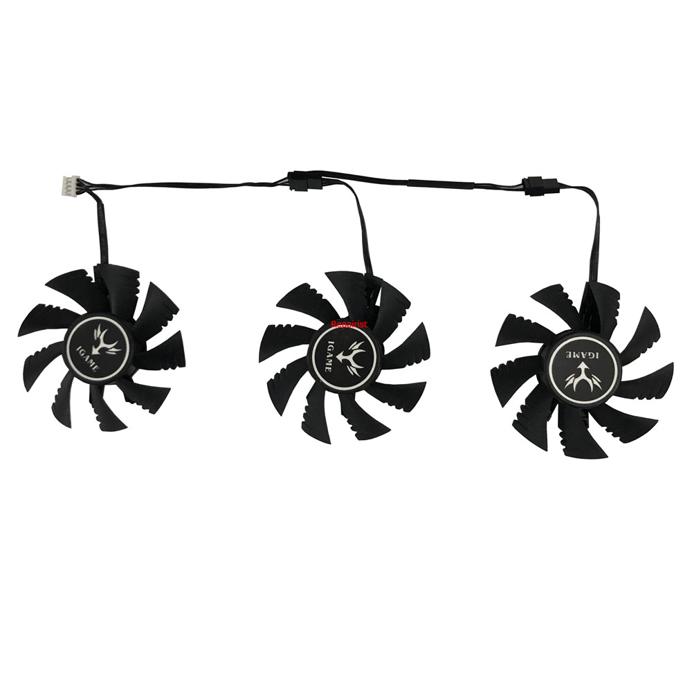 3Pcs/Set GPU Cooler,Graphics Card Fan,For Colorful iGame GTX1080 GTX 1070 1080 U-8GD5X LE,VGA Video 