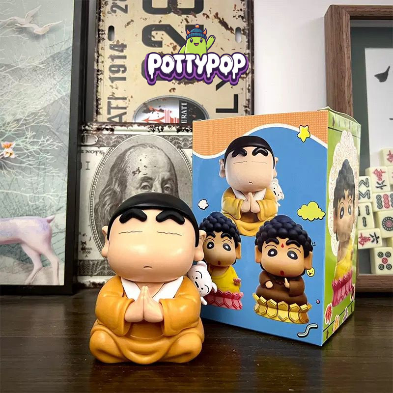 POTTYPOP | Crayon Shinchan "The Buddha" | Figure Crayon Sinchan Besar Dekorasi Pajangan Rumah Patung