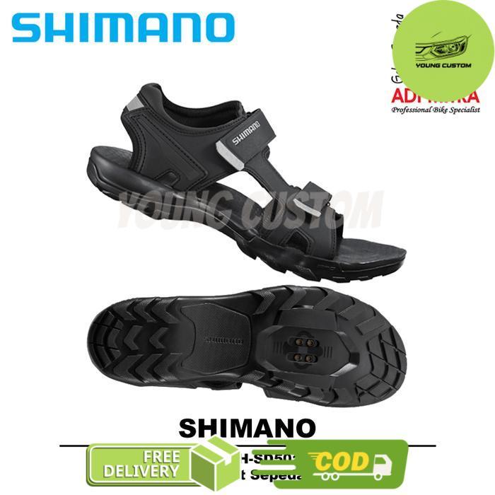 Shimano SH-SD501 SPD Cycling Sandal Sandal Cleat Sepeda MTB - 45