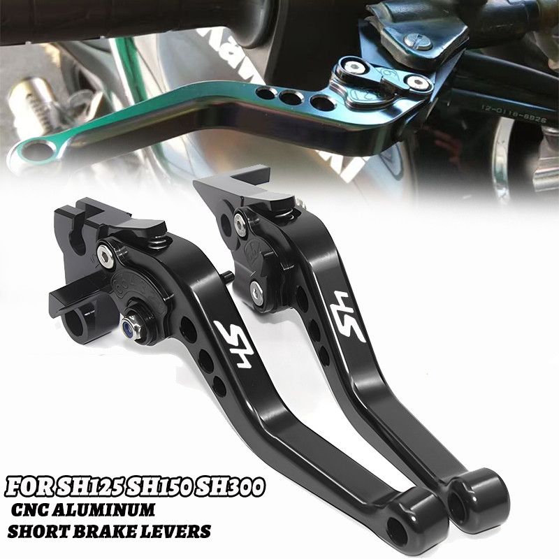 Motorcycle Accessories C Aluminum Short Brake Levers For SH125 SH150 SH300 SH350 SH 125 150i 300i 35