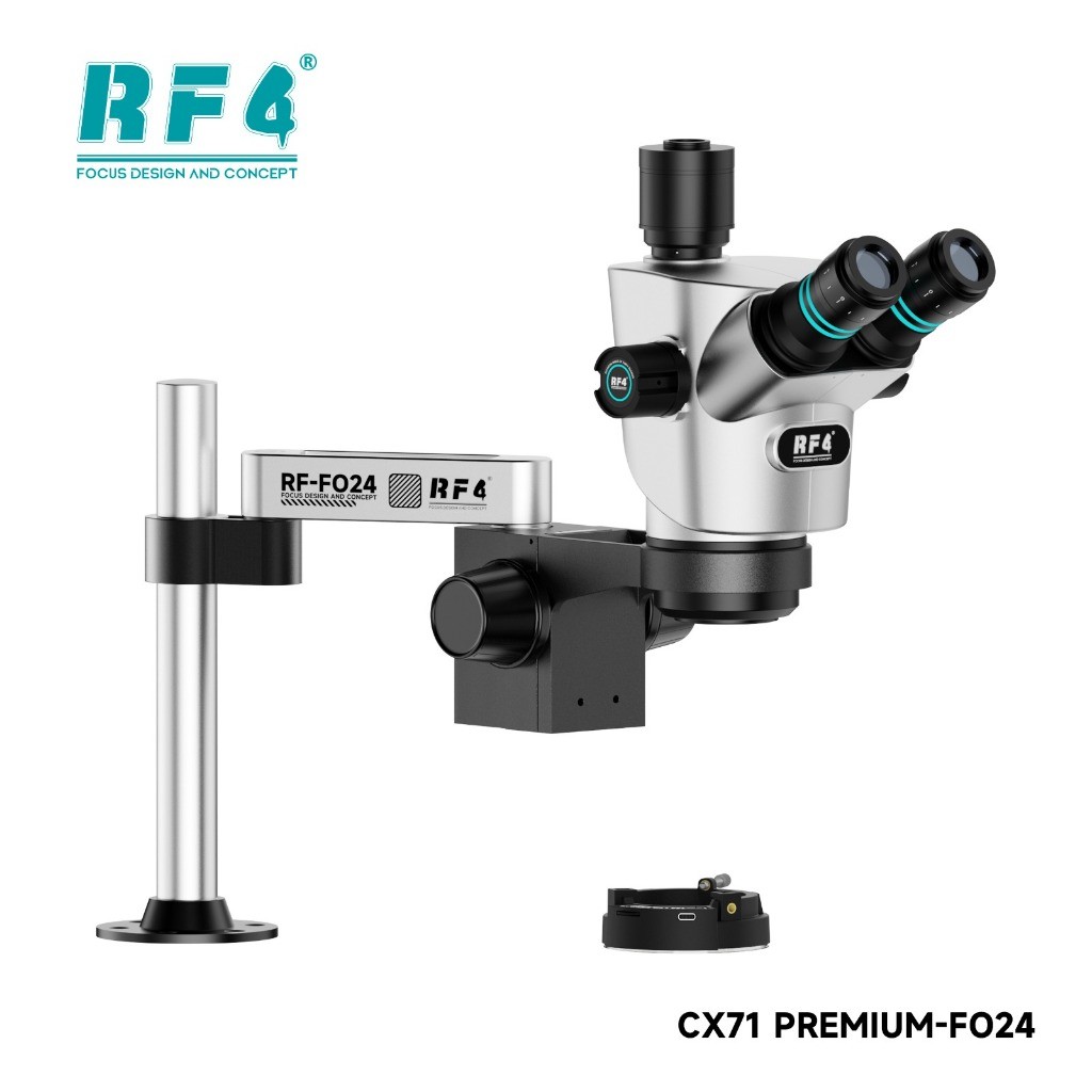 76 RF4 CX71P-FO24 CX71 PREMIUM - FO24 - Mikroskop Trinokular Anti-Fatigue Design 6.5 - 65X Zoom