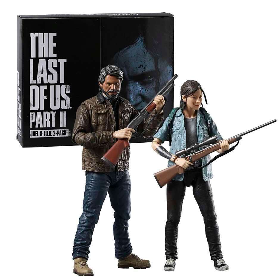 NECA The Last of Us Part II Ultimate Joel & Ellie 7-in Action Figure Set