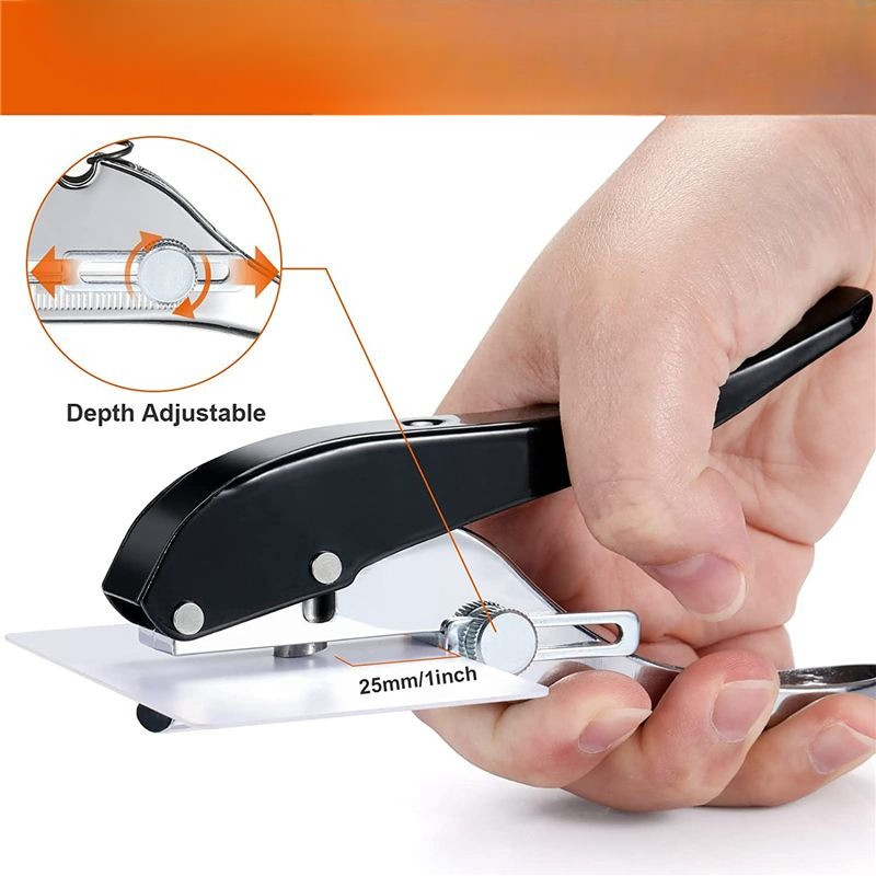 Must Have Hole Punch Single Hole Hole Punch, Heavy Duty Hole Punch Single, Portable Handheld Long Ho