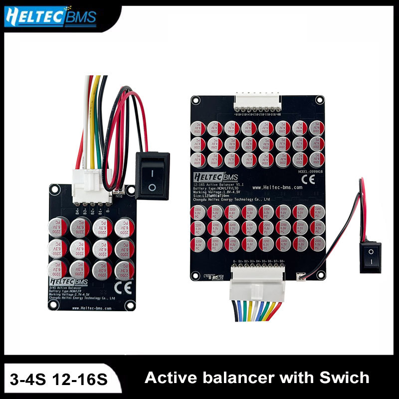 Penyeimbang Aktif Baterai Lithium Heltec 5A 3S 4S 12S 13S 14S 15S 16S Dengan Modul Penyeimbang Equil