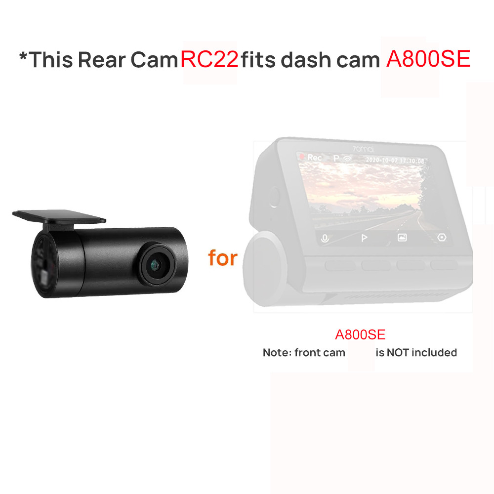 FOR 70mai Rear Dash Cam rc22 for 70mai Interior Cam A800SE