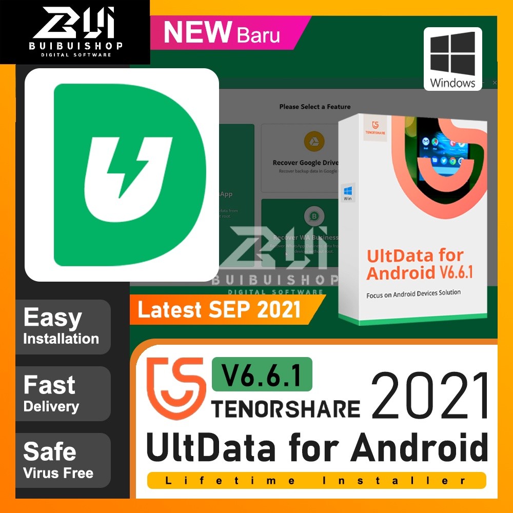 Tenorshare UltData for Android 6.6.1.1 l Latest September 2021