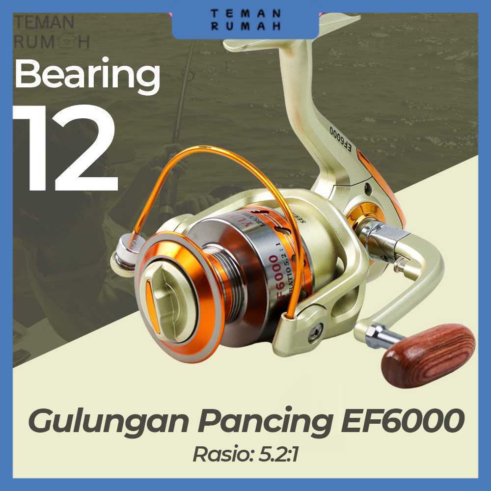 YUMOSHI REELSKING Reel Pancing Spinning 12 Ball Bearing - EF6000