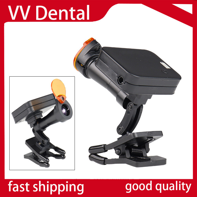 Lampu Kepala Nirkabel Tipe Klip 5W untuk Lup Gigi, Kaca Pembesar, Lup Medis Laboratorium, Kacamata B