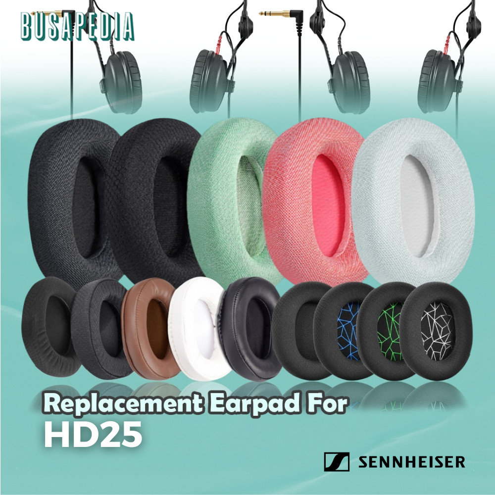 Earcup Earcushion Earpad  Sennheiser HD25 HD 25 HD-25 Busa Bantalan Foam Pad