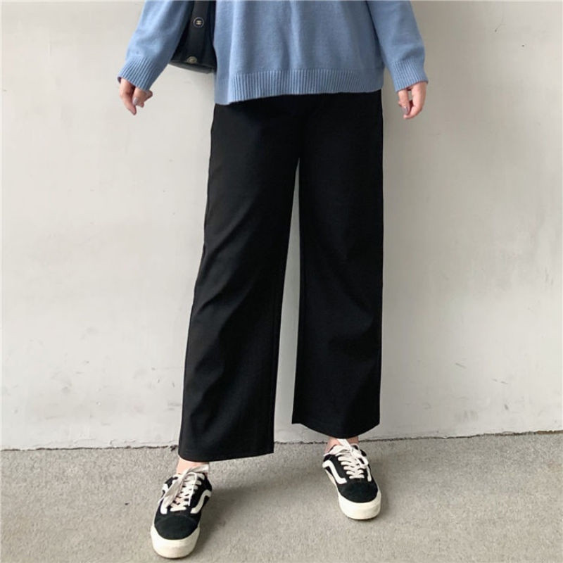 [Celana Oversized] (Bisa Pakai BB 150kg) Celana Panjang Wanita Ukuran Besar, Pinggang Tinggi, Model 