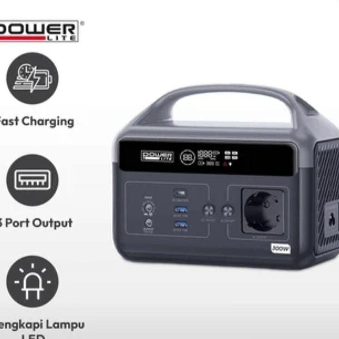 portable power station krisbow powerbank listrik 300w