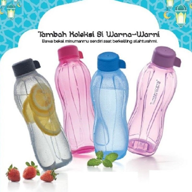 eco 500ml tutup ulir / eco ulir 310ml /eco botol  grovy 750ml tupperware/eco 1 Liter Tupperware/