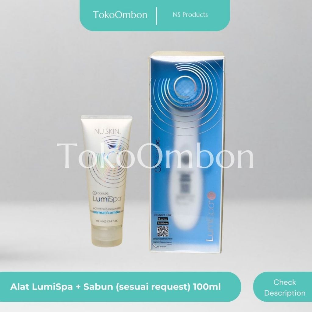 Paket Alat LumiSpa iO Pembersih Wajah (Alat + 1 Sabun Pilihan)