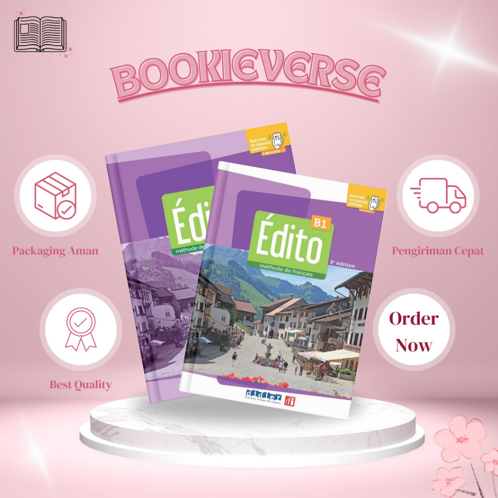 Buku Materi dan Latihan Bahasa Prancis | Edito B1 Livre & Cahier