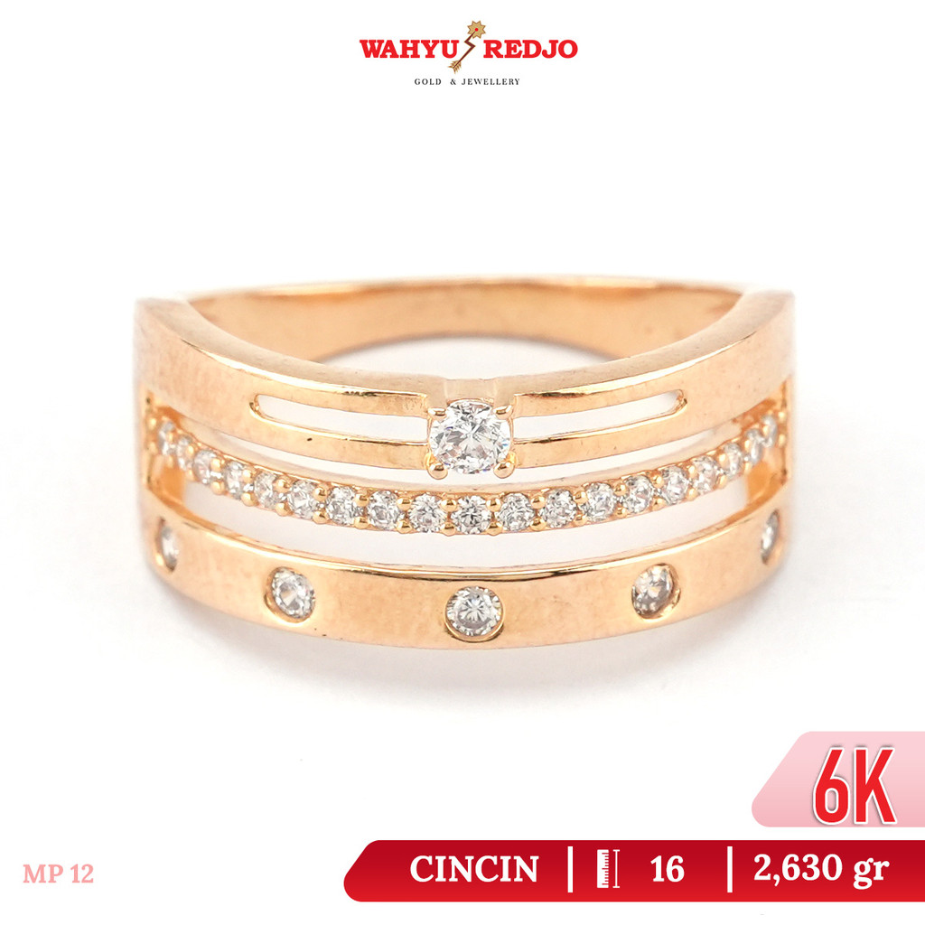 Cincin Emas Kadar 6K Wahyu Redjo CC-6K-30959458