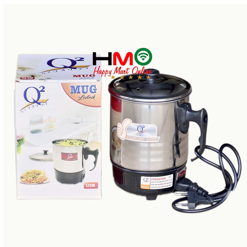 Mug Elektrik Q2 12CM Mug Listrik Q2 12 CM Mug Electric Q2-8012 Q2 8012 Best Seller