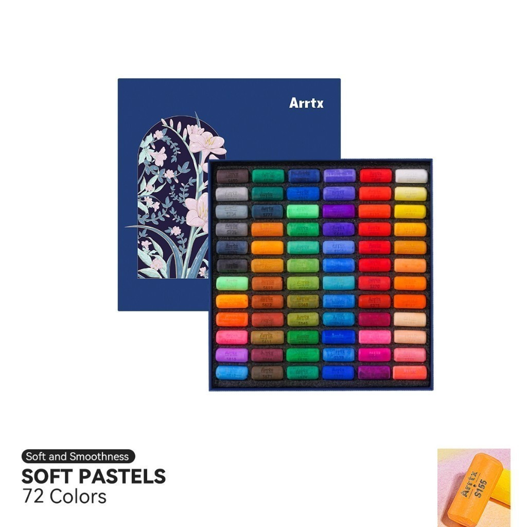 ARRTX 72 Colors Soft Pastels