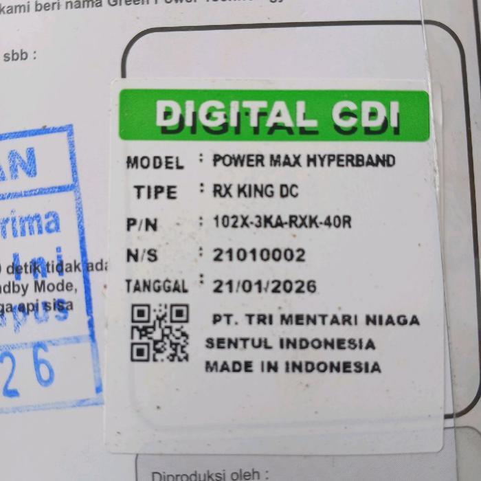 CDI POWERMAX HYPERBAND RX KING FIZ R DC BRT ORIGINAL - RX king DC