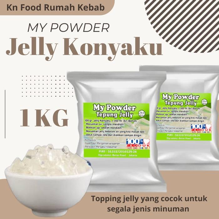 Powder Jelly Konyaku/Bubuk Jelly Konyaku 1 kg