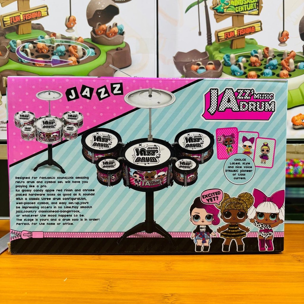 MAINAN DRUM ANAK / JAZZ DRUM SET / DRUM BAND