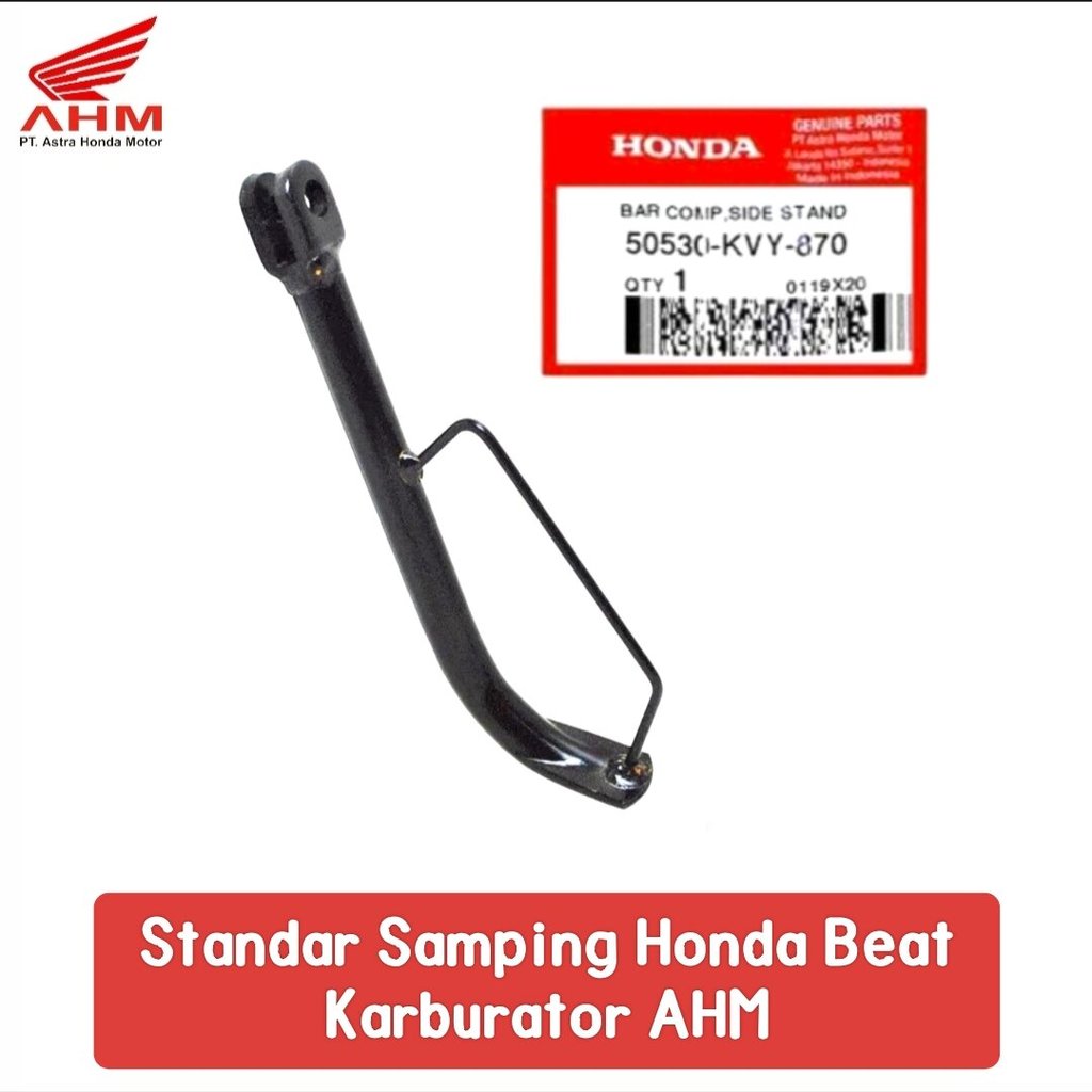 [RM] ORIGINAL 50530-KVY-870 Standar Samping Honda BeAT Karburator