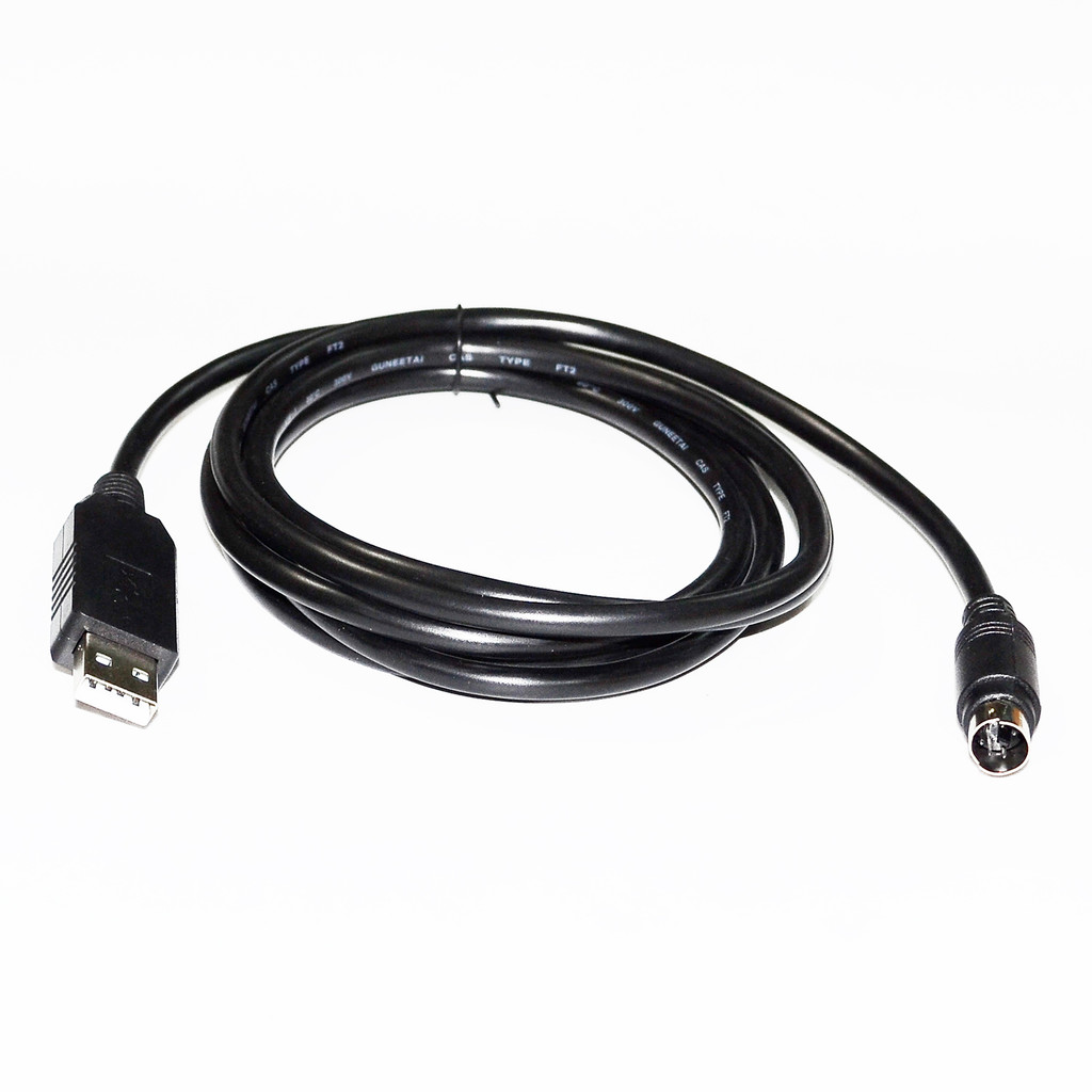 FT USB TO MINI N 6P MD6 CONNECTOR TTL SERIAL CABLE FOR YAESU FT757GXII FT840 FT890 FT900 CAT890 PROG