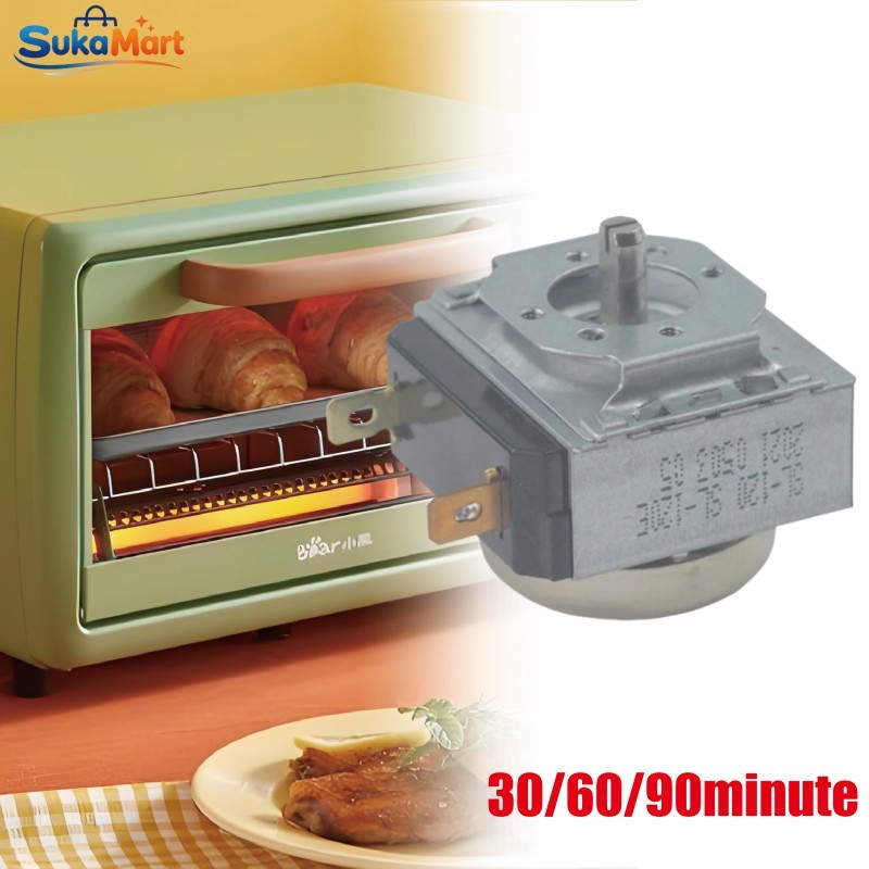 Timer Microwave Listrik 30/60/90 Menit Fungsi Atur Waktu Anti Overheat Untuk Oven Cosmos Kirin Delay
