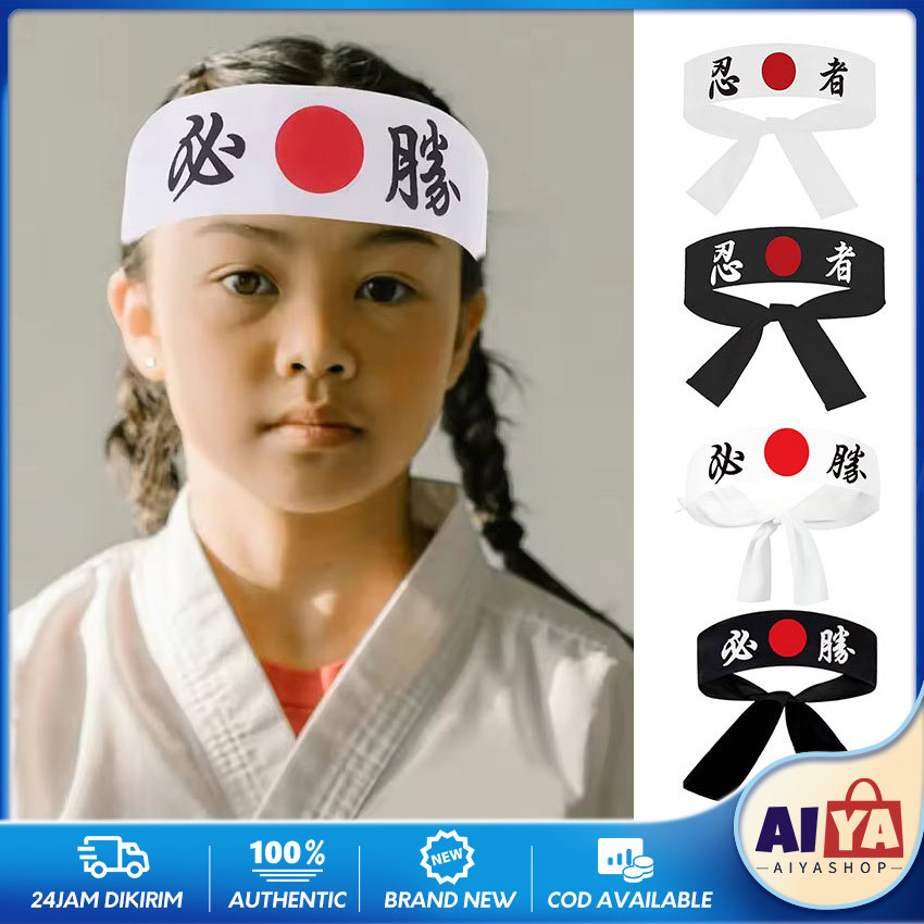 Ikat Kepala Jepang Headband Kanji Hachimaki Jepang / Hachimaki : Goukaku (Success / Sukses / Ninja)