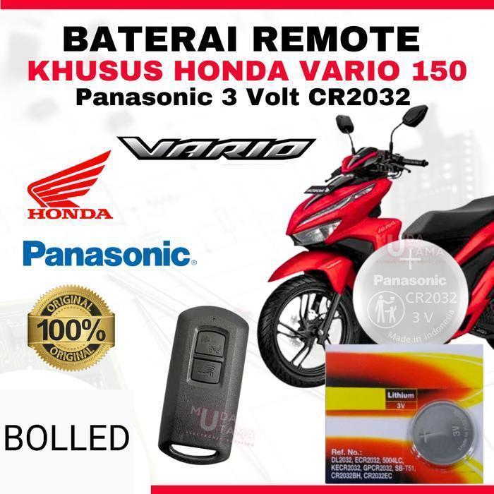 Bolled Baterai Remote HONDA VARIO 150 160 - ORIGINAL P4 N4 S0 N1C CR2032 | Battery Remote HONDA VARI