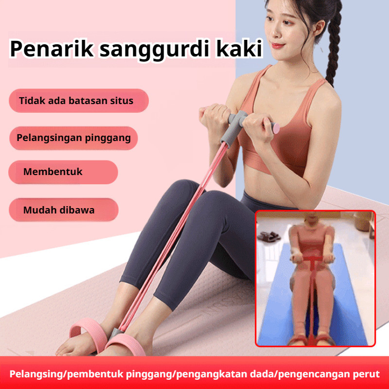 Penarik behel rumah perlengkapan kebugaran alat bantu situp penarik behel binaraga
