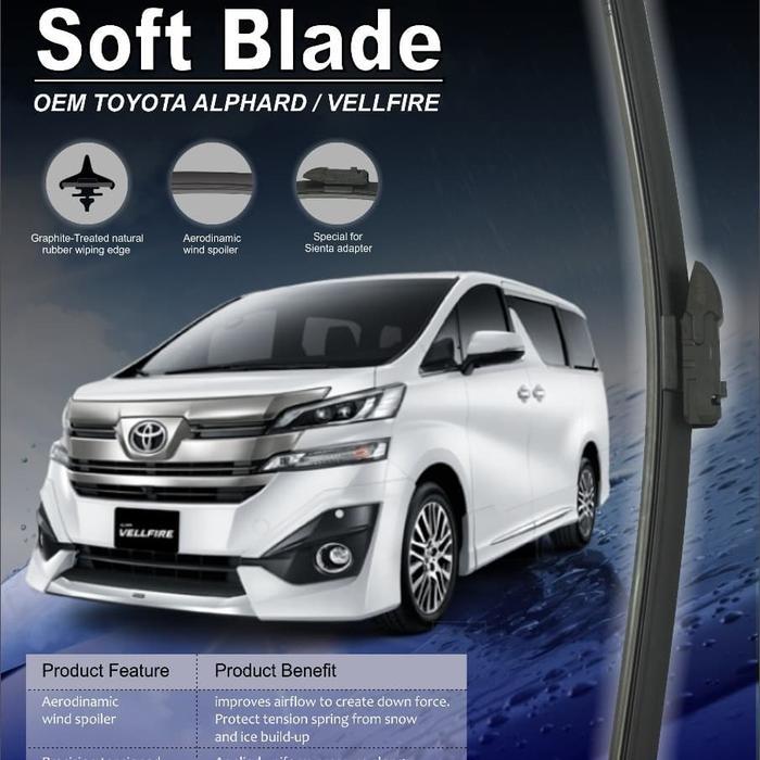 wiper blade premium alphard dan vellfire QUALITY