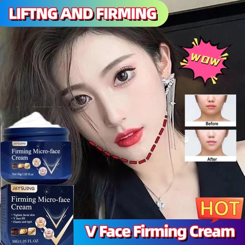 V-Face Firming Cream / 30g / Unisex Firming and Lifting Cream / Chin Fat Burning Cream / Double Chin