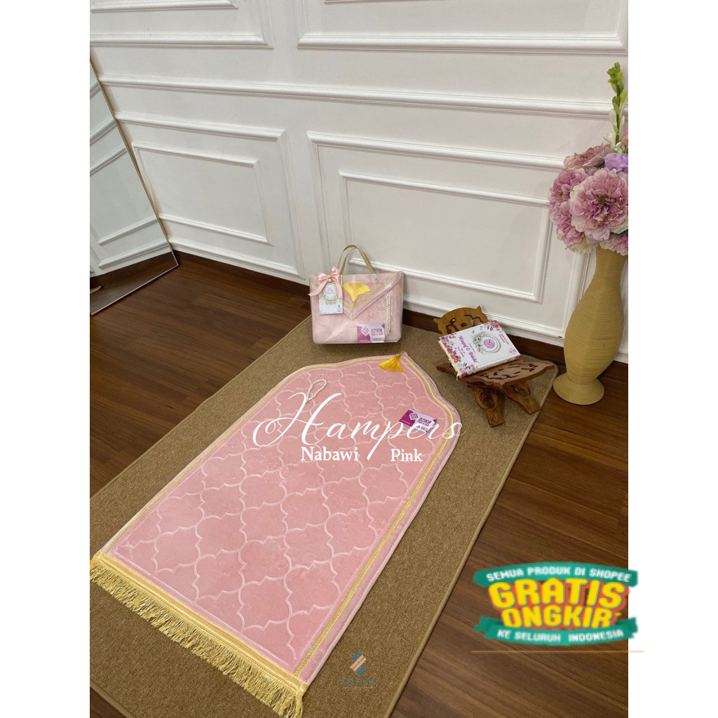 Hampers Sajadah Nabawi Premium by Mukena Sofya Hampers Lebaran Sajadah Hampers Idul Fitri dan Sesera