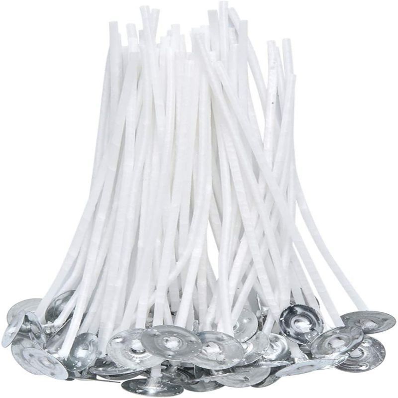 Sumbu Lilin Katun 100pcs Wicks Waxed Cotton Sumbu Lilin Aromaterapi Candle Wicks