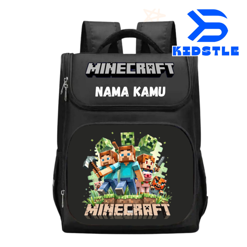 Tas Sekolah Cowok Tk/Sd - Ransel Anak Laki Laki TK Import Terbaru Free Nama