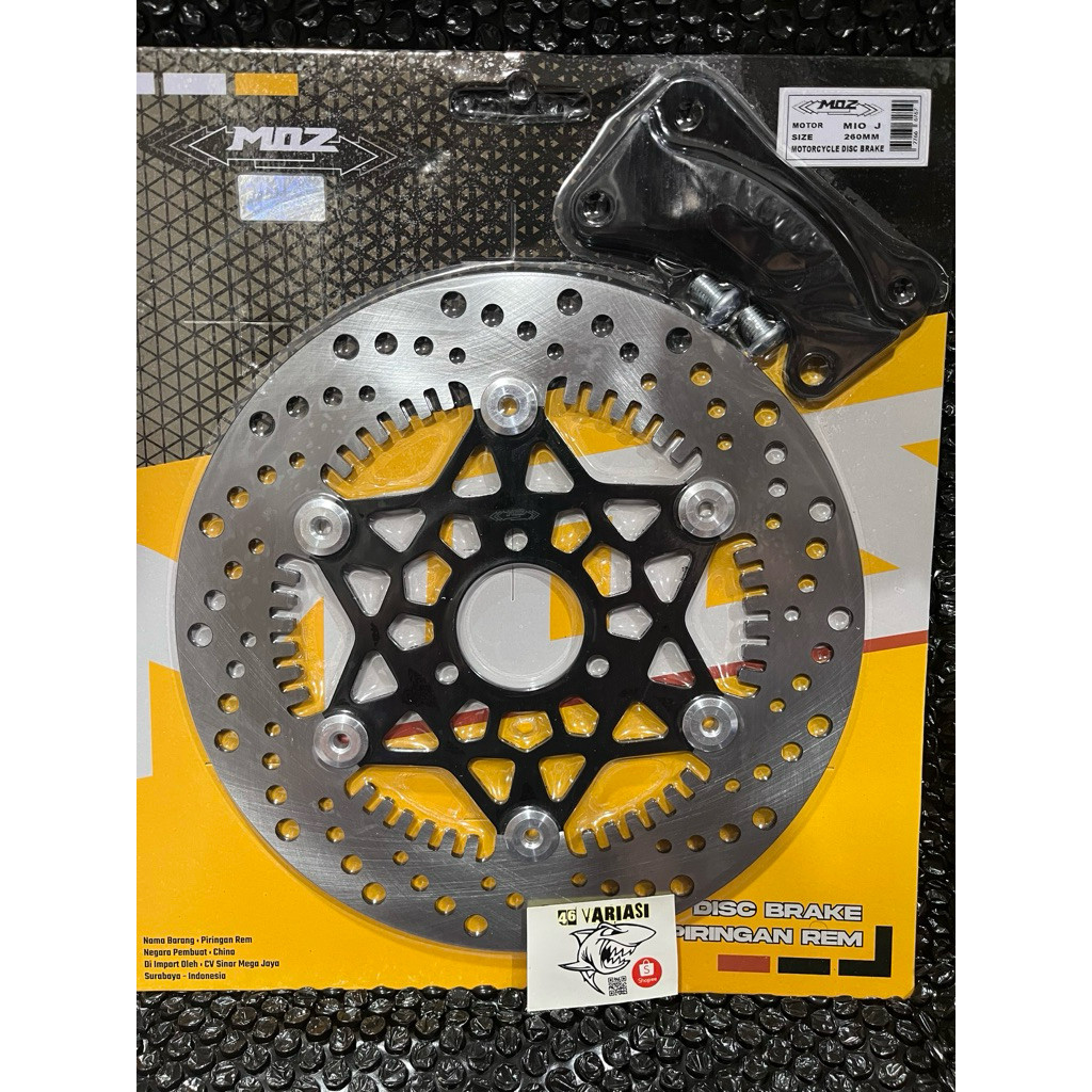 TOPKEP  PIRINGAN LEBAR 260mm MIO J, MIO GT, MIO M3 / DISC CAKRAM LEBAR MIO J / PIRINGAN 260mm MIO GT