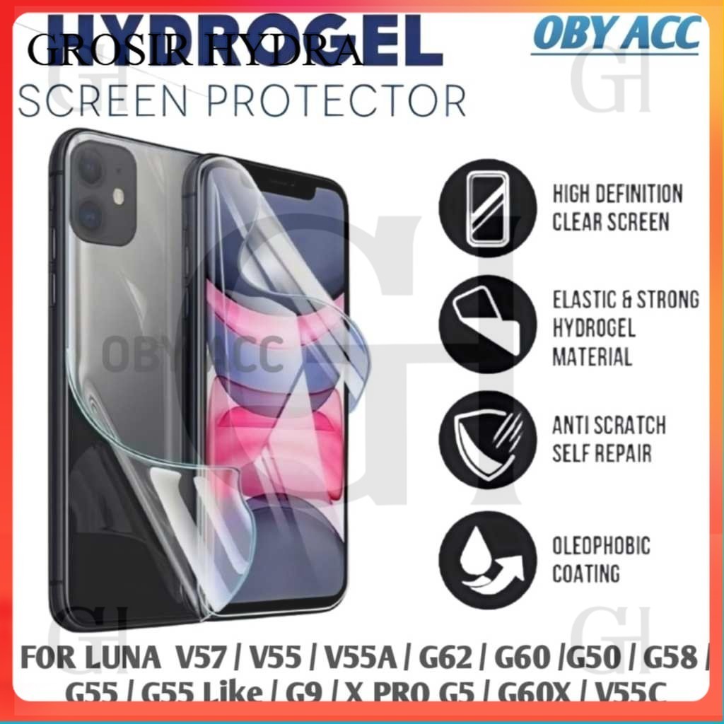 BIG  Antigores Hydrogel Film For LUNA V57 / V55a / V55 / G62 / G60 / G50 / G58 / G55 / G55 Lite / G9