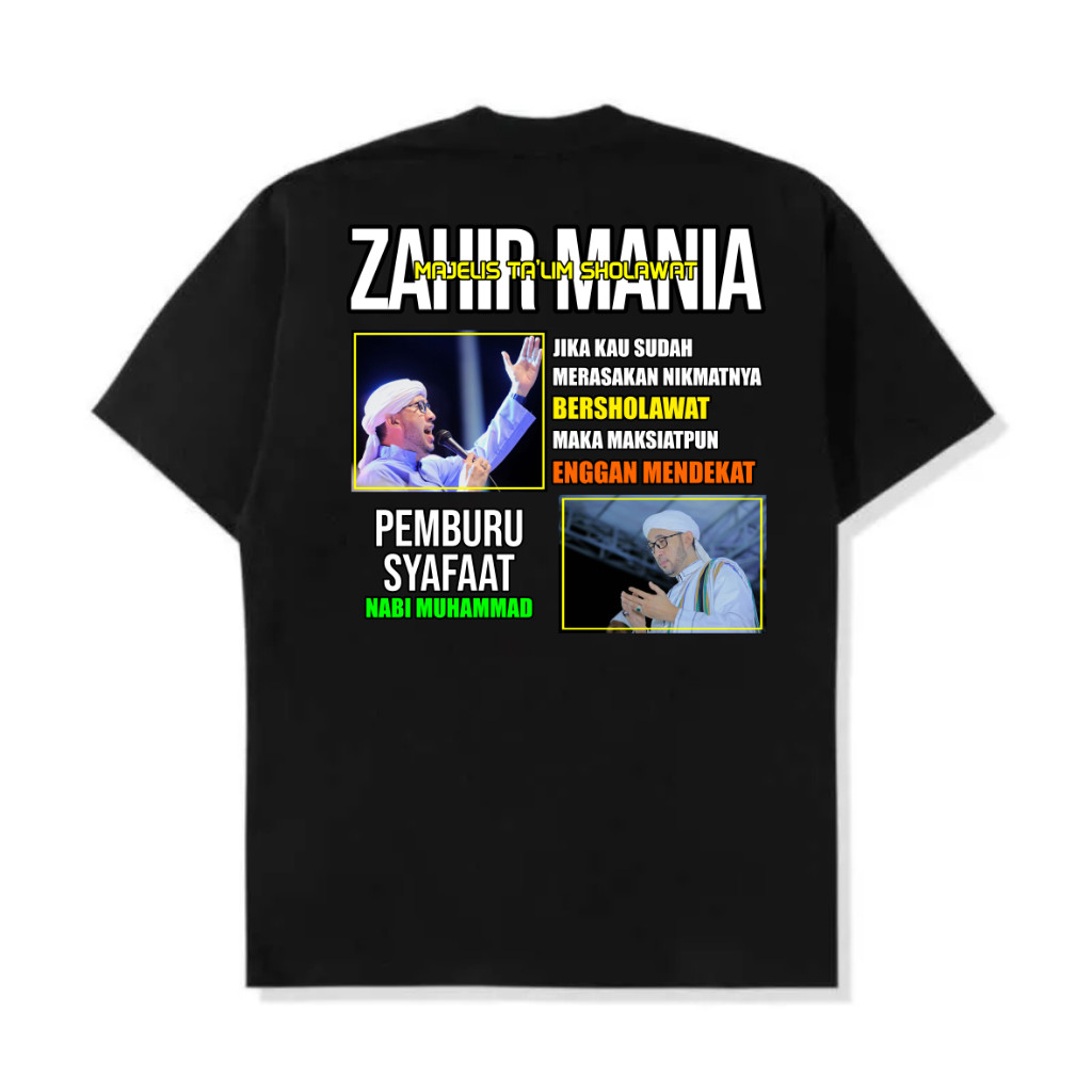 KAOS DISTRO SHOLAWAT ZAHIR MANIA AZ ZAHIR HABIB BIDIN Ranberry Graphic t-shirt