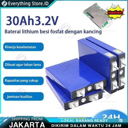 Baterai Lifepo4 3.2V 30Ah Elektrik Baterai Lithium LIFEPO4 DISCHARGE CAPACITY TEST PROVE Baterai Lit