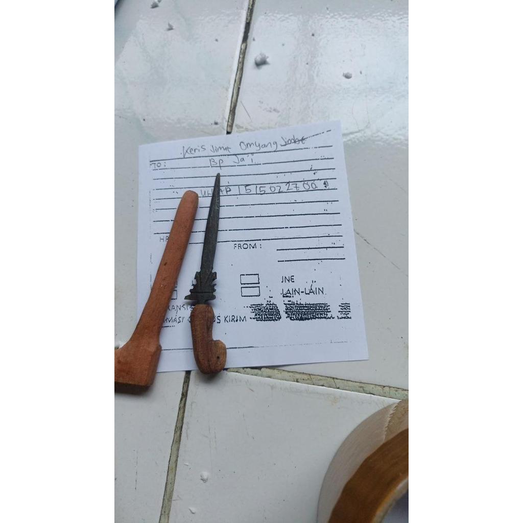 termurah kriss omyang jimbe ajimat berwarangka kayu sepuh kediri bk me NF5