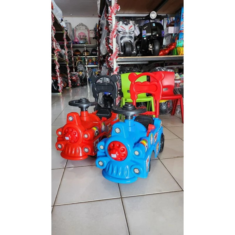 Best Seller - Mainan Anak Mobil Dorong Musik F385-MR Ride On Tolocar Kereta Thomas