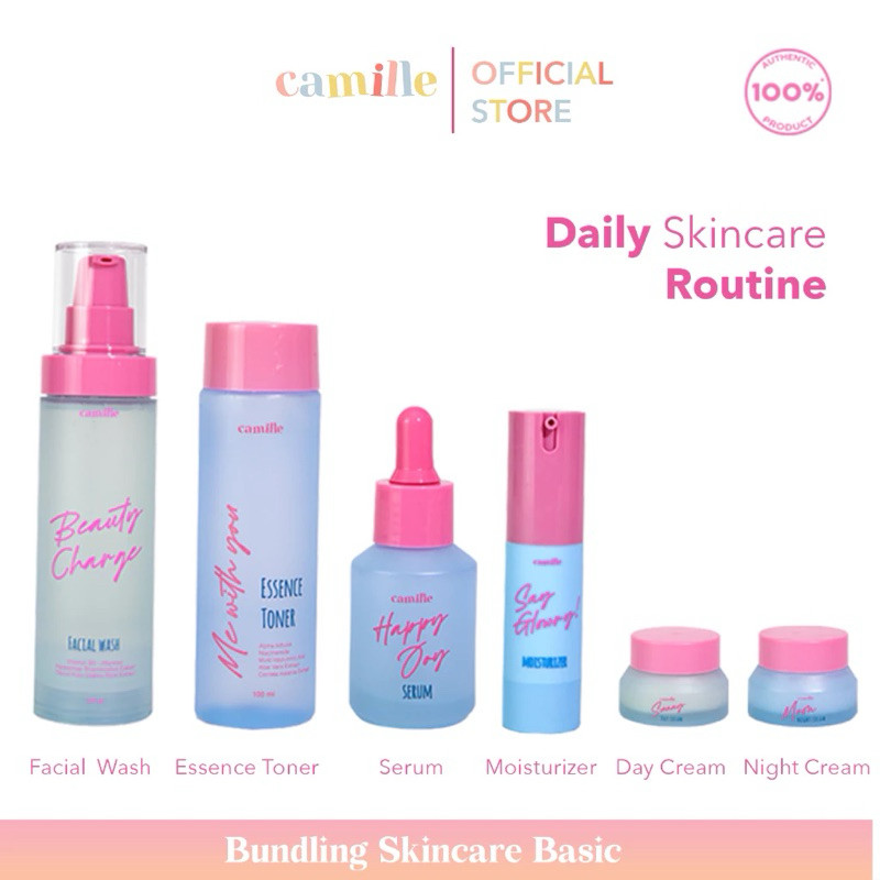 Bundling Skincare Camille Beauty | SKINCARE CAMILLE BEAUTY BY NADSAV | Skincare Glowing | Facialwash