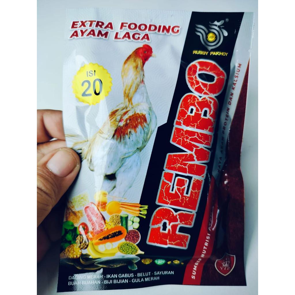 Rubby Pakoy Extra Fooding Suplemen Pakan Tambahan Ayam Laga REMBO RP Rubby Pakhoy Pakchoy