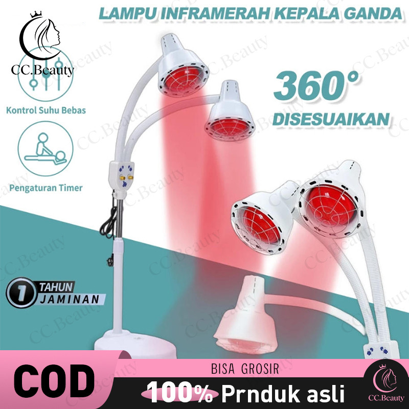 Lampu Terapi Fisioterapi Infrared elektrik Alat fisioterapi 2 lampu set