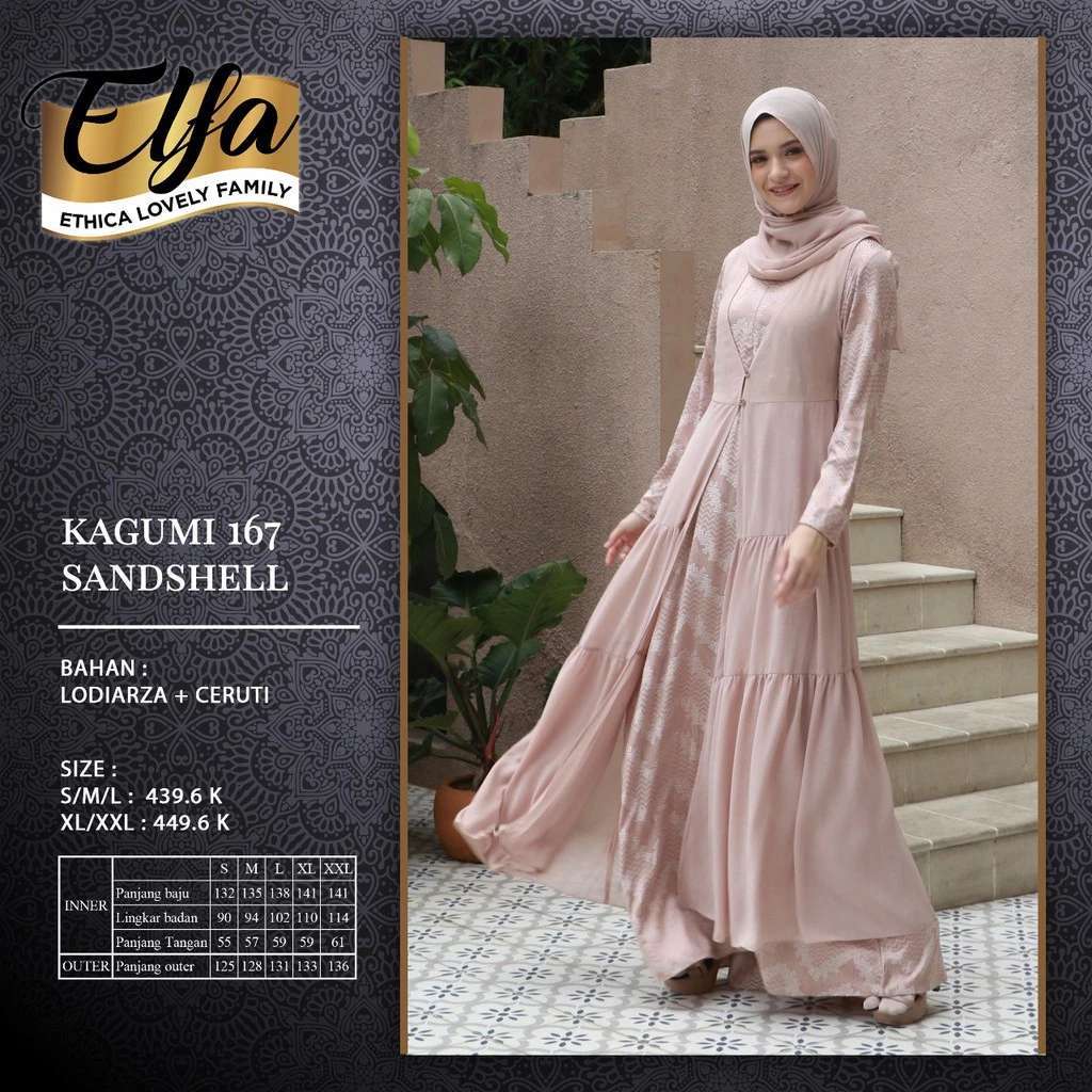ETHICA GAMIS DEWASA KAGUMI 167 SAND SHELL