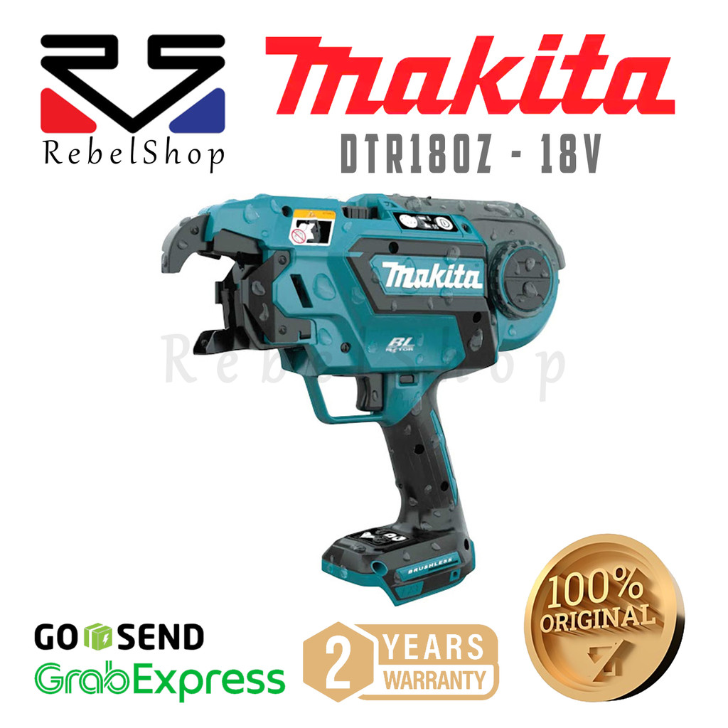 Makita Cordless Baterai Rebar Tying Tier Tool Mesin Pengikat Kawat 18V + Unit Only - DTR180Z
