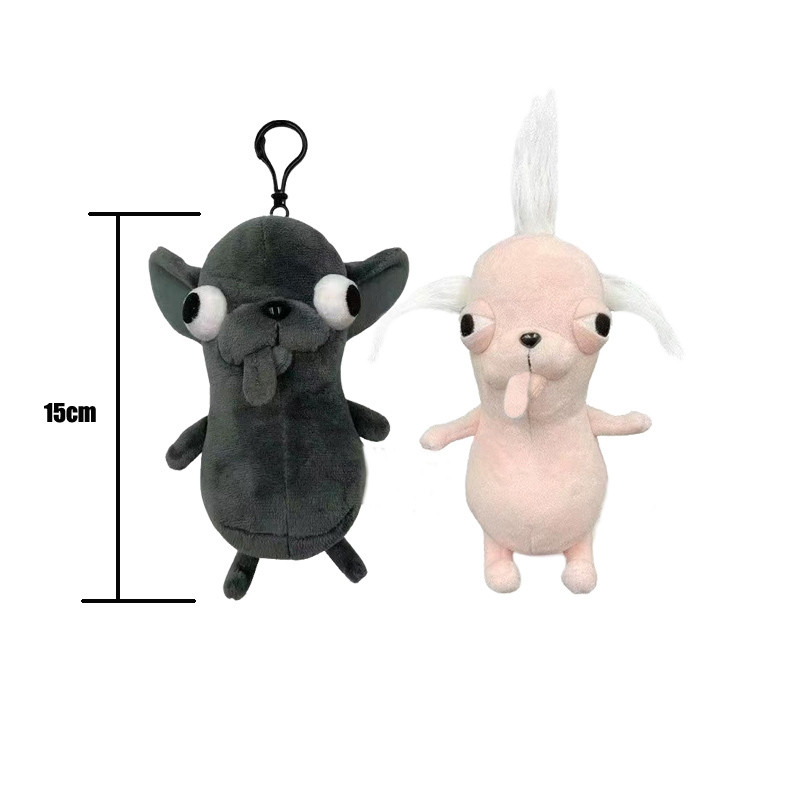 2025 Room Decor Stuffed Animals Chihuahua Keychain Pent Puppy Pet Stuffed Chihuahua Doll Realistic W