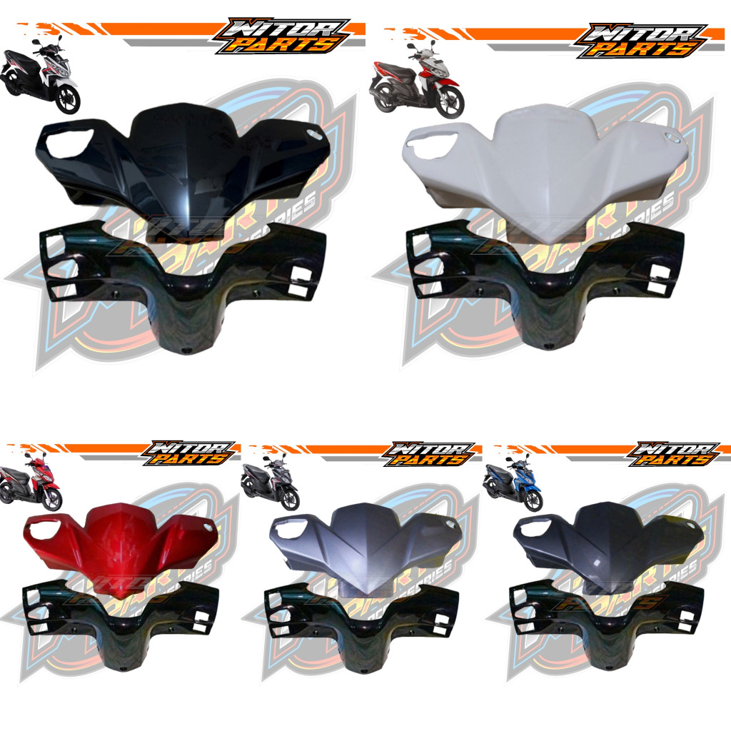 Batok Depan Belakang Vario Techno 110 Karbu Lama / Batok Kepala Depan Belakang Vario Techno 110 CBS 