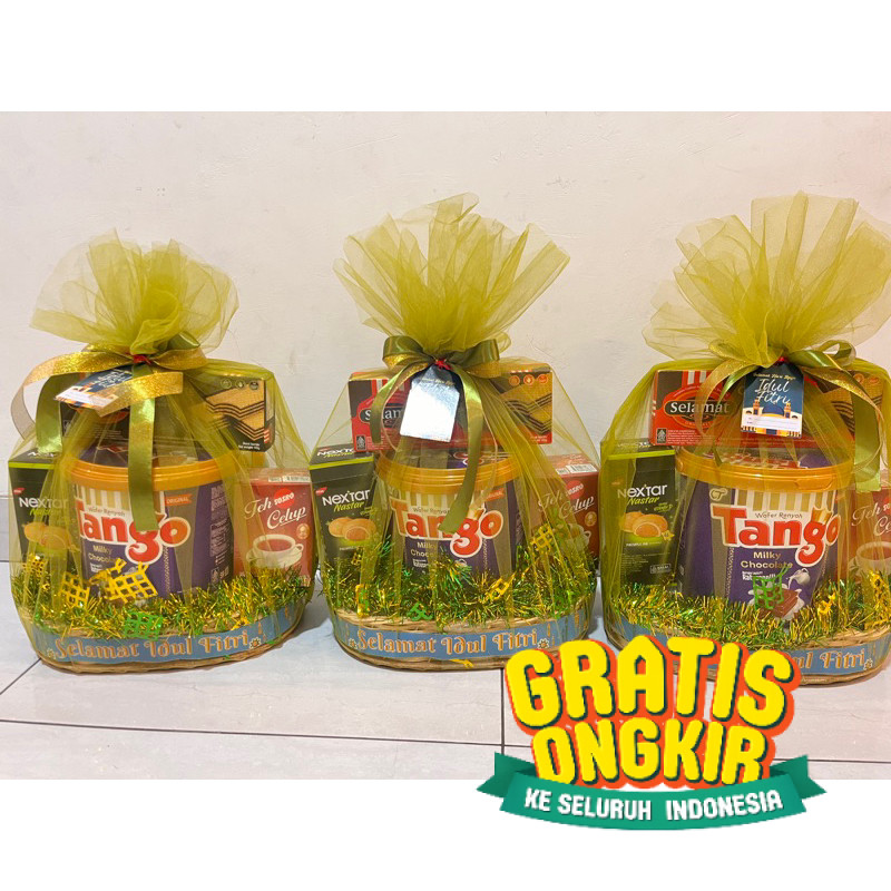 Paket hampers Lebaran Tile/paket hampers kue kaleng/parcel lebaran murah/ TERLARIS TERBARU TERKINI 2